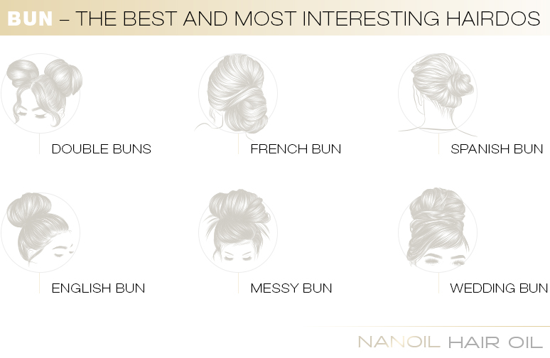 Bun – the best and most interesting hairdos